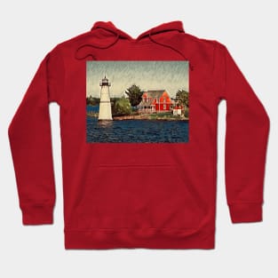 Cottage & Lighthouse 2 Hoodie